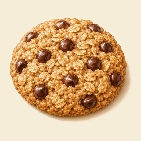 Chocolate oat cookie